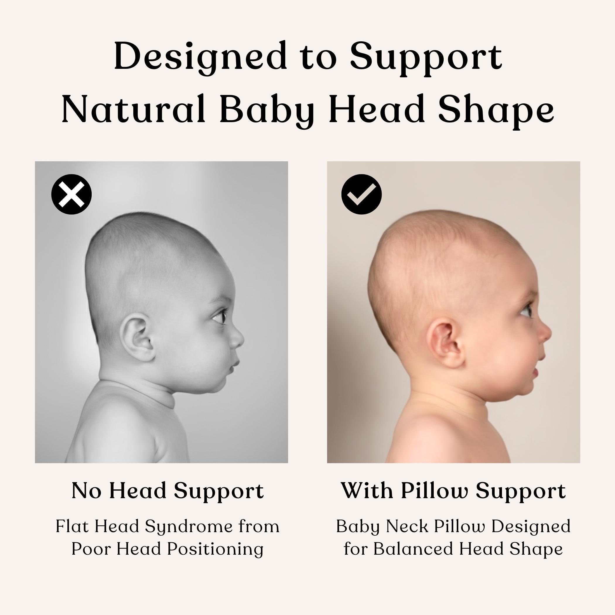 CozyComfort Baby Head Support Pillow