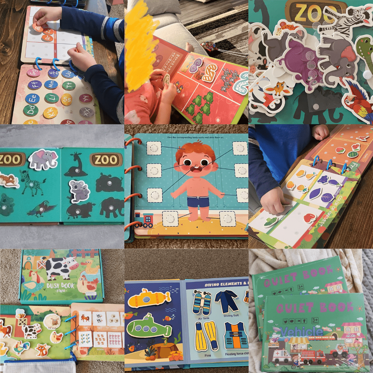 Filip Book Filip Montessori Learning Books – Skaldo & Malin