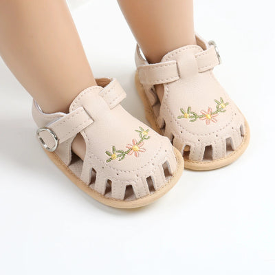 Floral Back Strap Sandals - Skaldo & Malin