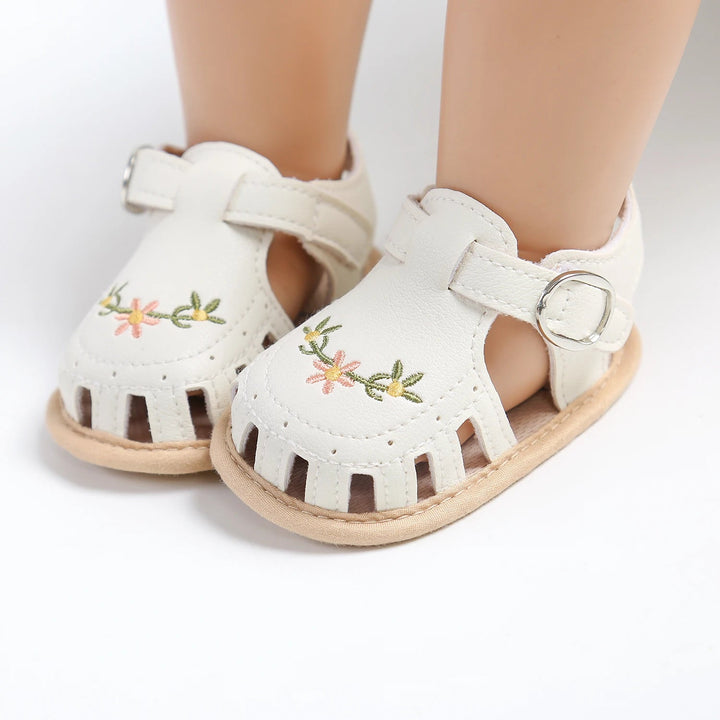 Floral Back Strap Sandals - Skaldo & Malin