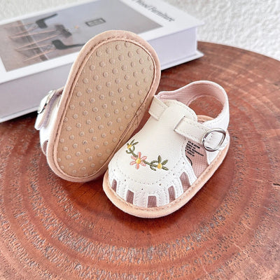 Floral Back Strap Sandals - Skaldo & Malin