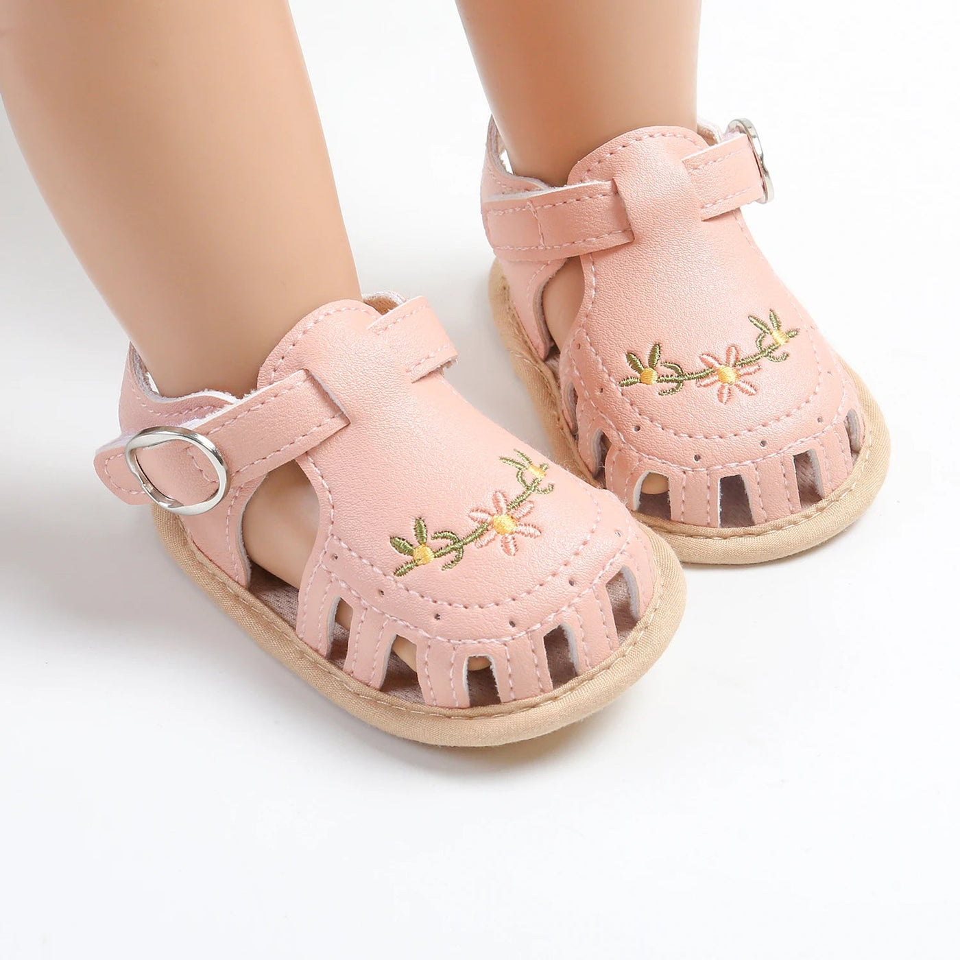 Floral Back Strap Sandals - Skaldo & Malin
