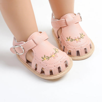 Floral Back Strap Sandals - Skaldo & Malin
