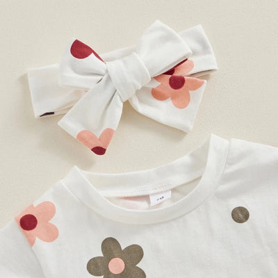 Floral Romper & Headband Set - Skaldo & Malin