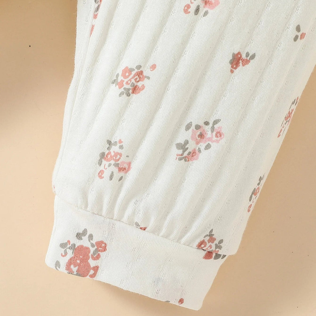 Floral Romper, Pants & Headband Set - Skaldo & Malin