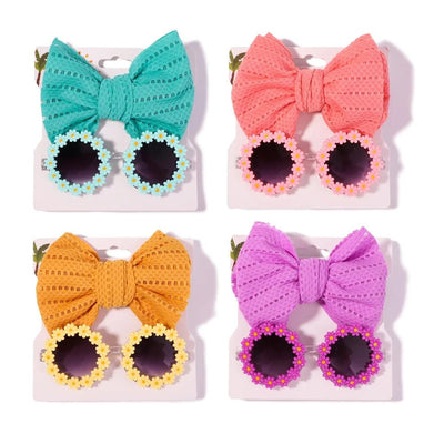 Flower Sunglasses & Ribbon Set - Skaldo & Malin