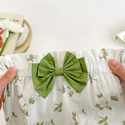 Fly Sleeve Floral Ruffles Bodysuit - Skaldo & Malin