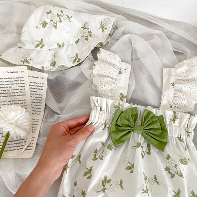 Fly Sleeve Floral Ruffles Bodysuit - Skaldo & Malin