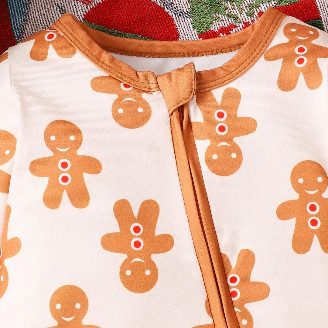 Ginger Breadman Jumpsuit Baby 3 - 18 Months - Skaldo & Malin
