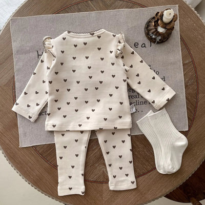 Hearts Fly Sleeves & Pants Set - Skaldo & Malin