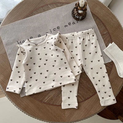 Hearts Fly Sleeves & Pants Set - Skaldo & Malin