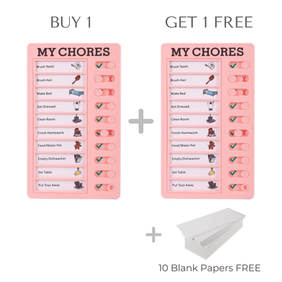 Kiddo Daily Chore Checklist Set - 🎉 BUY 1 GET 1 FREE - Skaldo & Malin