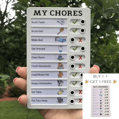 Kiddo Daily Chore Checklist Set - 🎉 BUY 1 GET 1 FREE - Skaldo & Malin