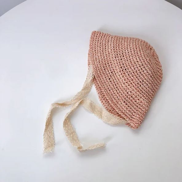 Knitted Lace Bow Hat 6 - 48 Months - Skaldo & Malin