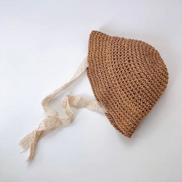 Knitted Lace Bow Hat 6 - 48 Months - Skaldo & Malin