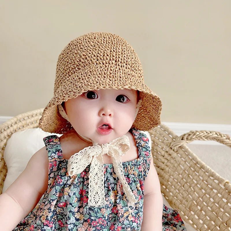 Knitted Lace Bow Hat 6 - 48 Months - Skaldo & Malin