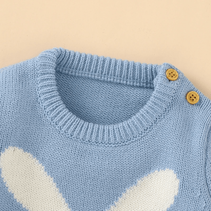 Little Bunny Long Sleeves Playsuit Baby Toddler 6 - 36 Months - Skaldo & Malin