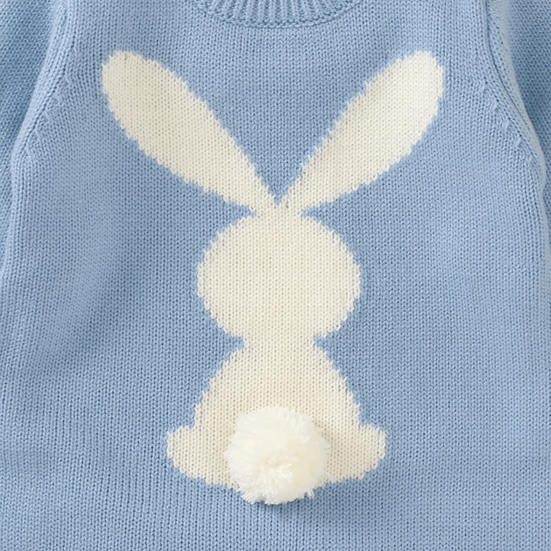 Little Bunny Long Sleeves Playsuit Baby Toddler 6 - 36 Months - Skaldo & Malin