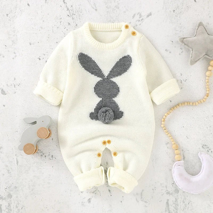 Little Bunny Long Sleeves Playsuit Baby Toddler 6 - 36 Months - Skaldo & Malin