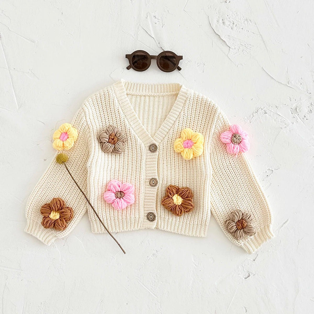 Long Sleeve Floral Cardigan - Skaldo & Malin