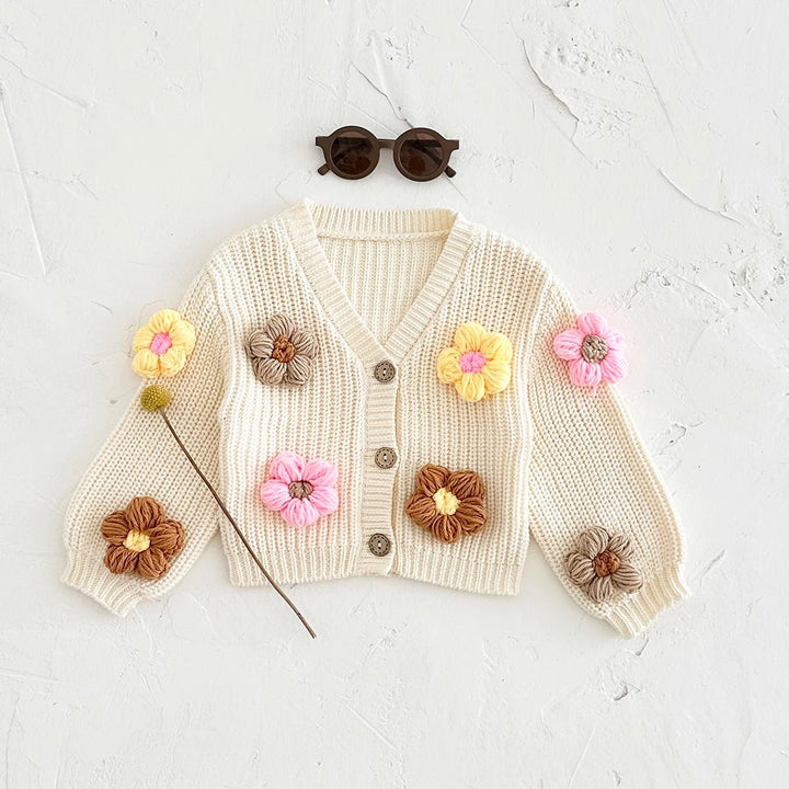 Long Sleeve Floral Cardigan - Skaldo & Malin