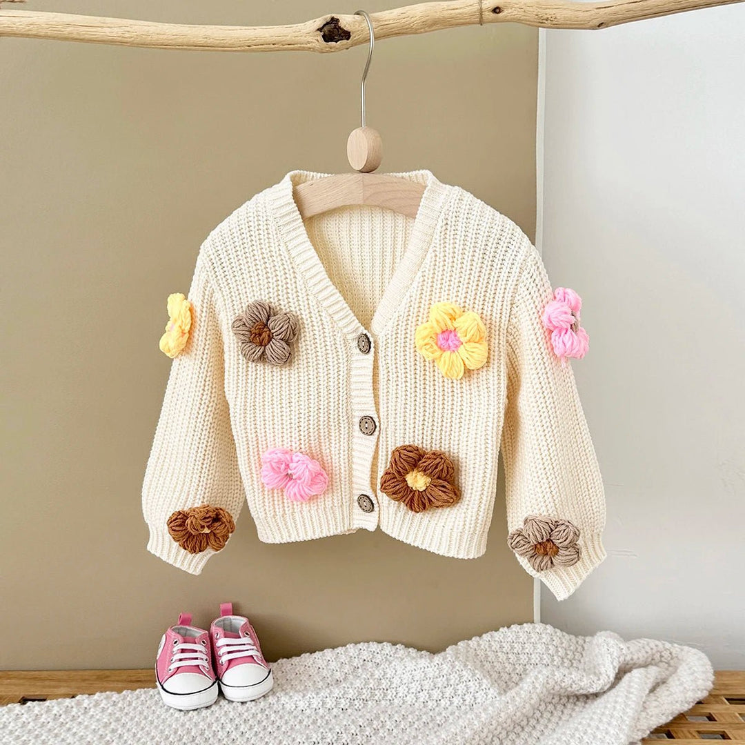 Long Sleeve Floral Cardigan - Skaldo & Malin