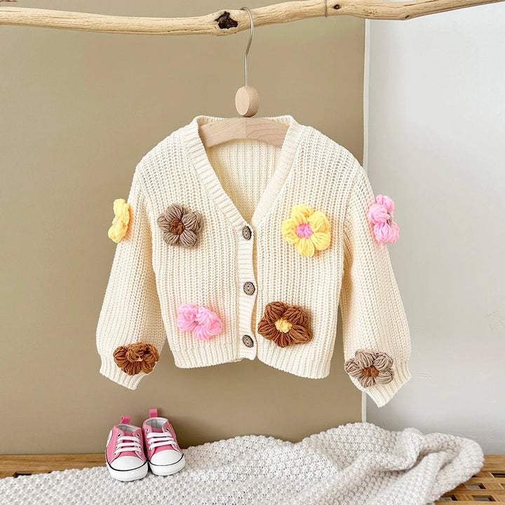 Long Sleeve Floral Cardigan - Skaldo & Malin