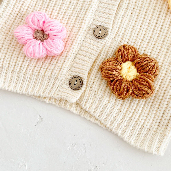 Long Sleeve Floral Cardigan - Skaldo & Malin