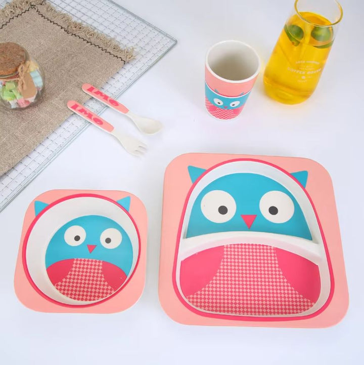 Natural Bamboo Toddler Feeding Set