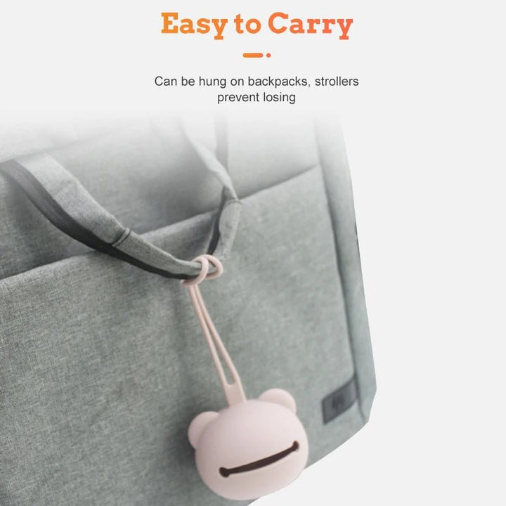 Panda Silicone Pacifier Holder - Skaldo & Malin