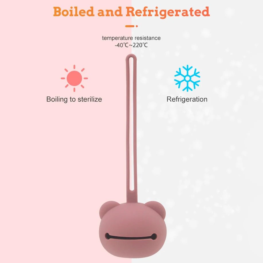 Panda Silicone Pacifier Holder - Skaldo & Malin