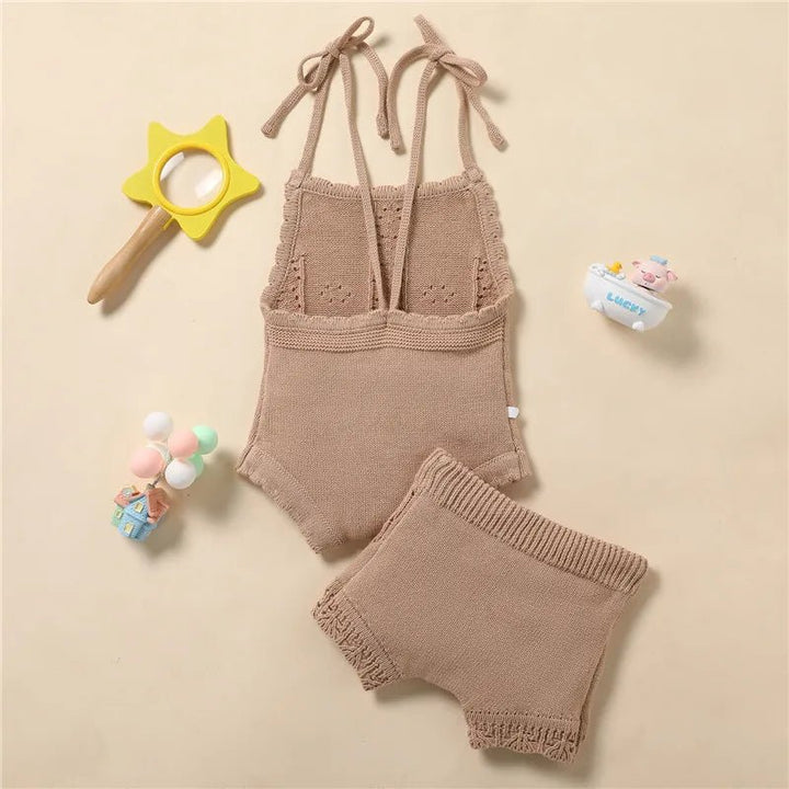 Raya Knitted Onesie & Shorts Set 3 - 18 Months - Skaldo & Malin