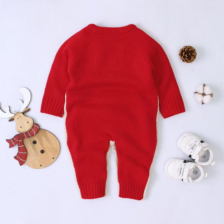 Reindeer Long Sleeve Jumpsuit Baby Toddler 0 - 18 Months - Skaldo & Malin