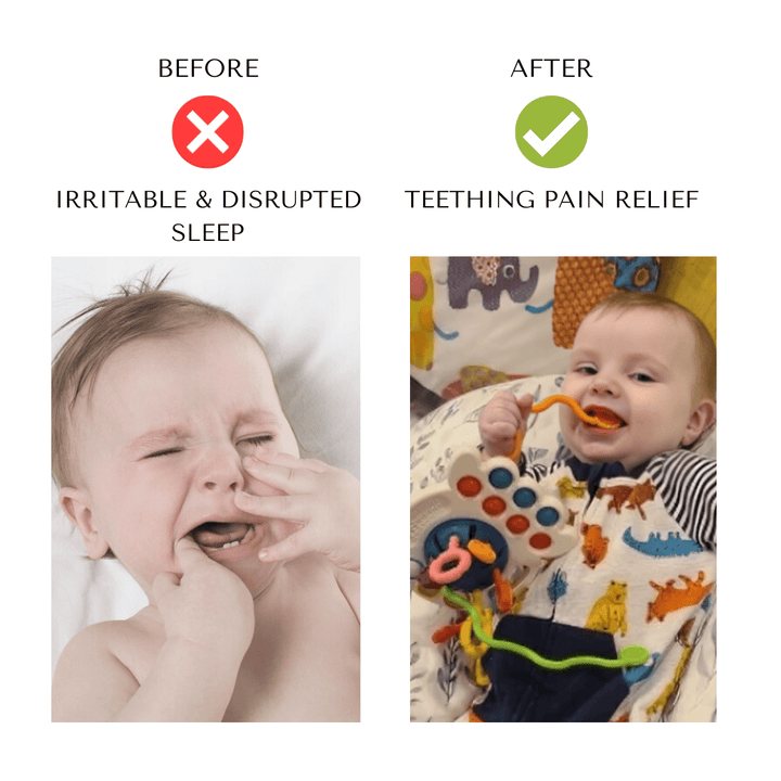 Silicone Learning Pull String Teething Toy - 🎉 50% OFF TODAY - Skaldo & Malin