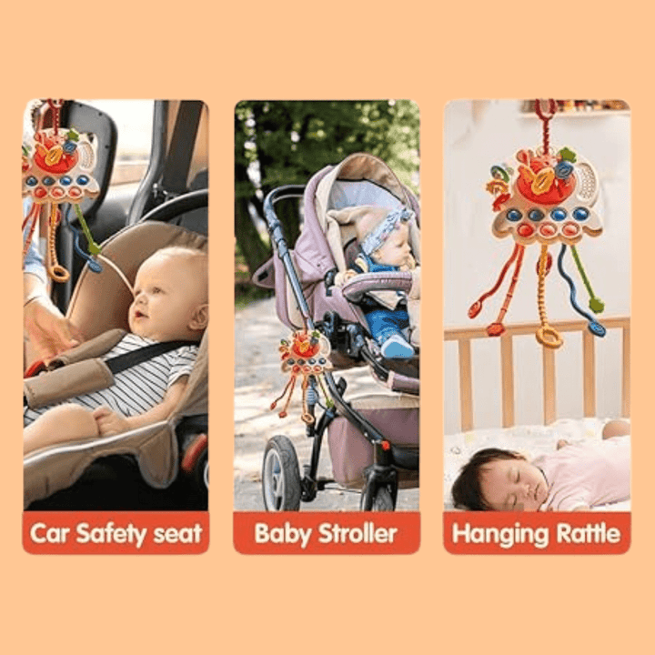 Silicone Learning Pull String Teething Toy - 🎉 50% OFF TODAY - Skaldo & Malin