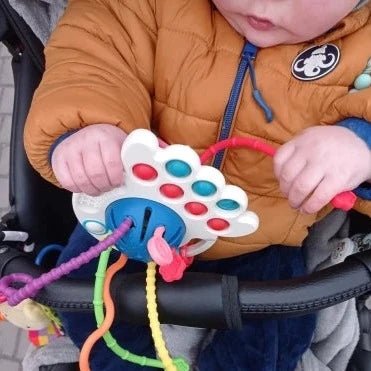 Silicone Learning Pull String Teething Toy - 🎉 50% OFF TODAY - Skaldo & Malin