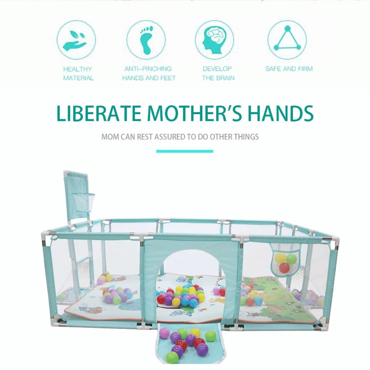 Toddler Activity Playpen - 🎉 50% OFF TODAY - Skaldo & Malin