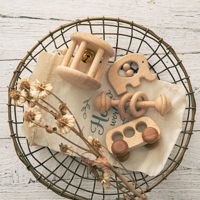 Wood Educational Baby Toys Set - Skaldo & Malin