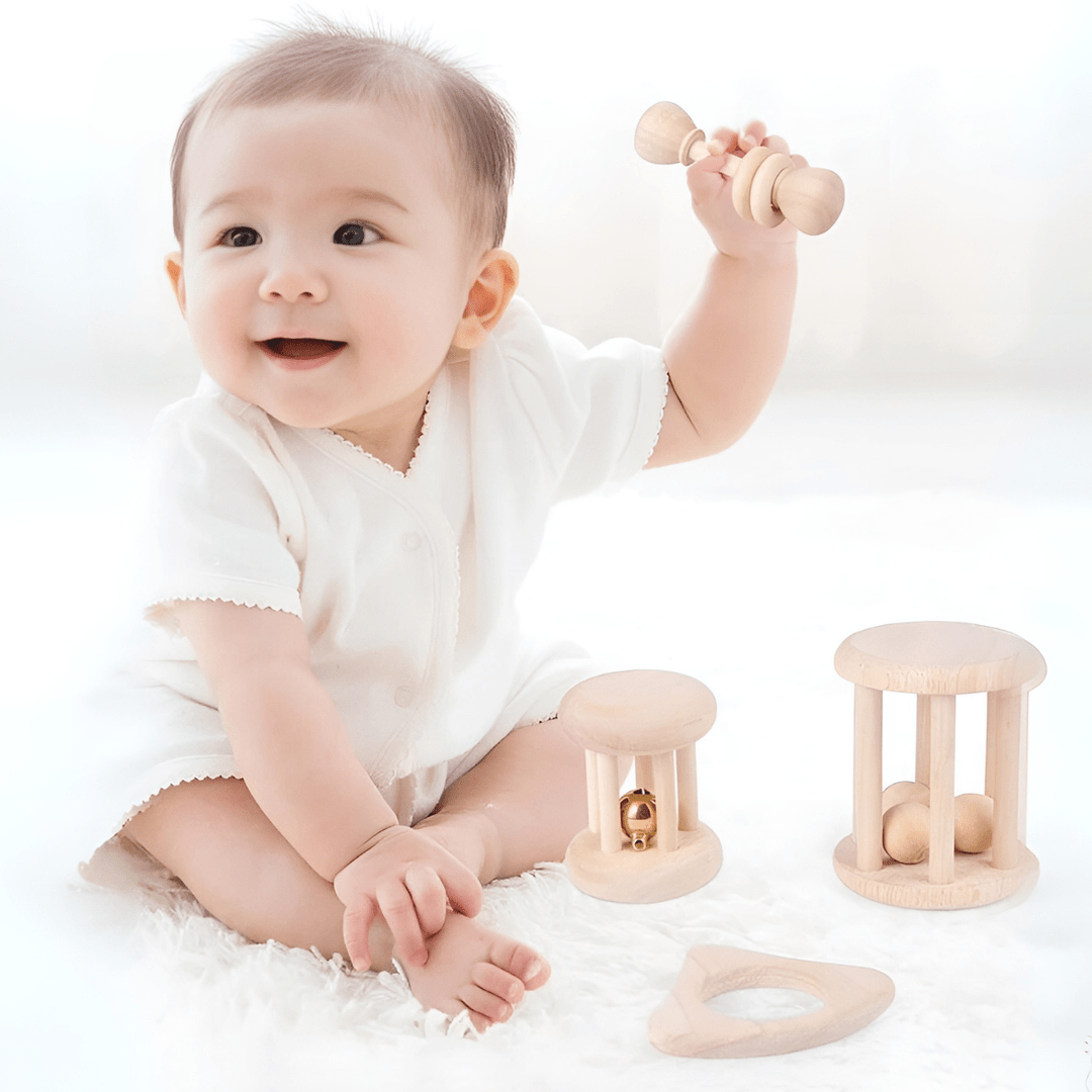 Wood Educational Baby Toys Set - Skaldo & Malin