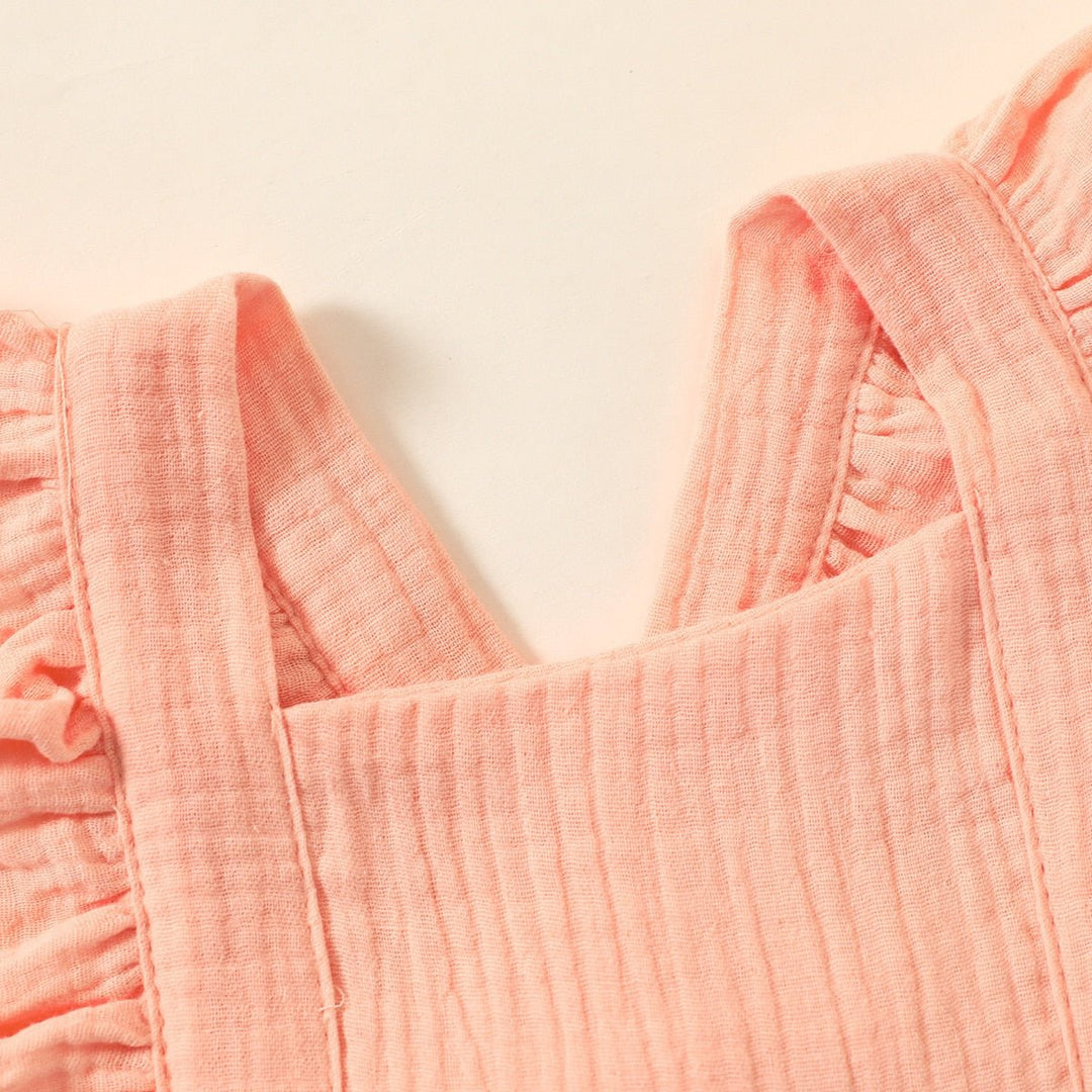 Amarah Baby Ruffles Summer Romper with Headband - Skaldo & Malin