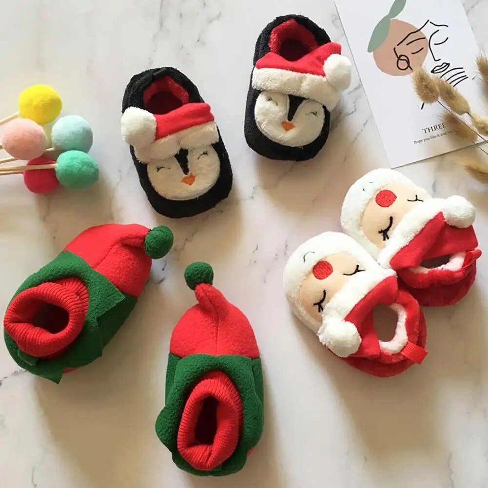 Baby Cushions Christmas Warm Walking Shoes - Skaldo & Malin