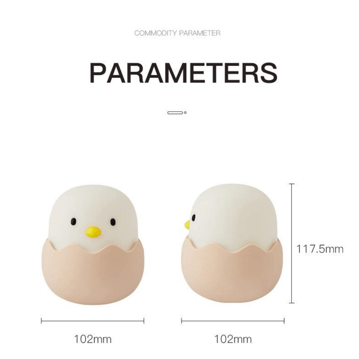Beno Touch Chick Night Light for Children - Skaldo & Malin