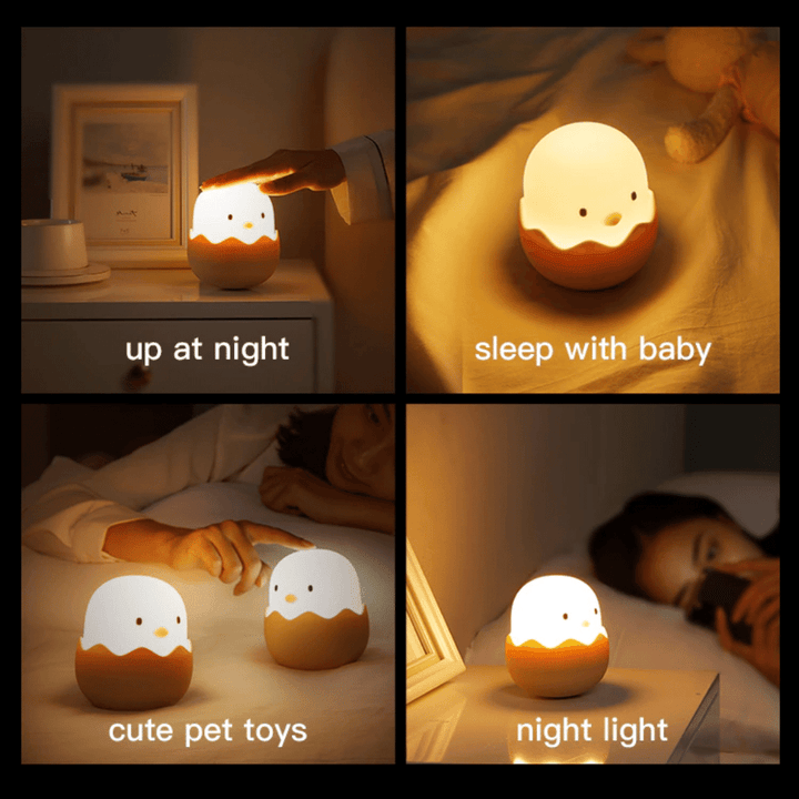 Beno Touch Chick Night Light for Children - Skaldo & Malin