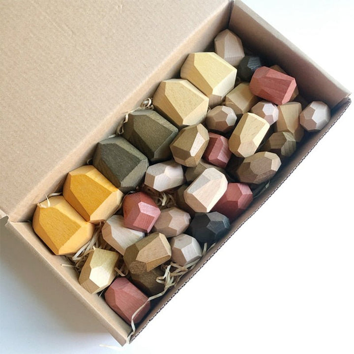 Bodi Montessori Stone Stacking Toy - Skaldo & Malin