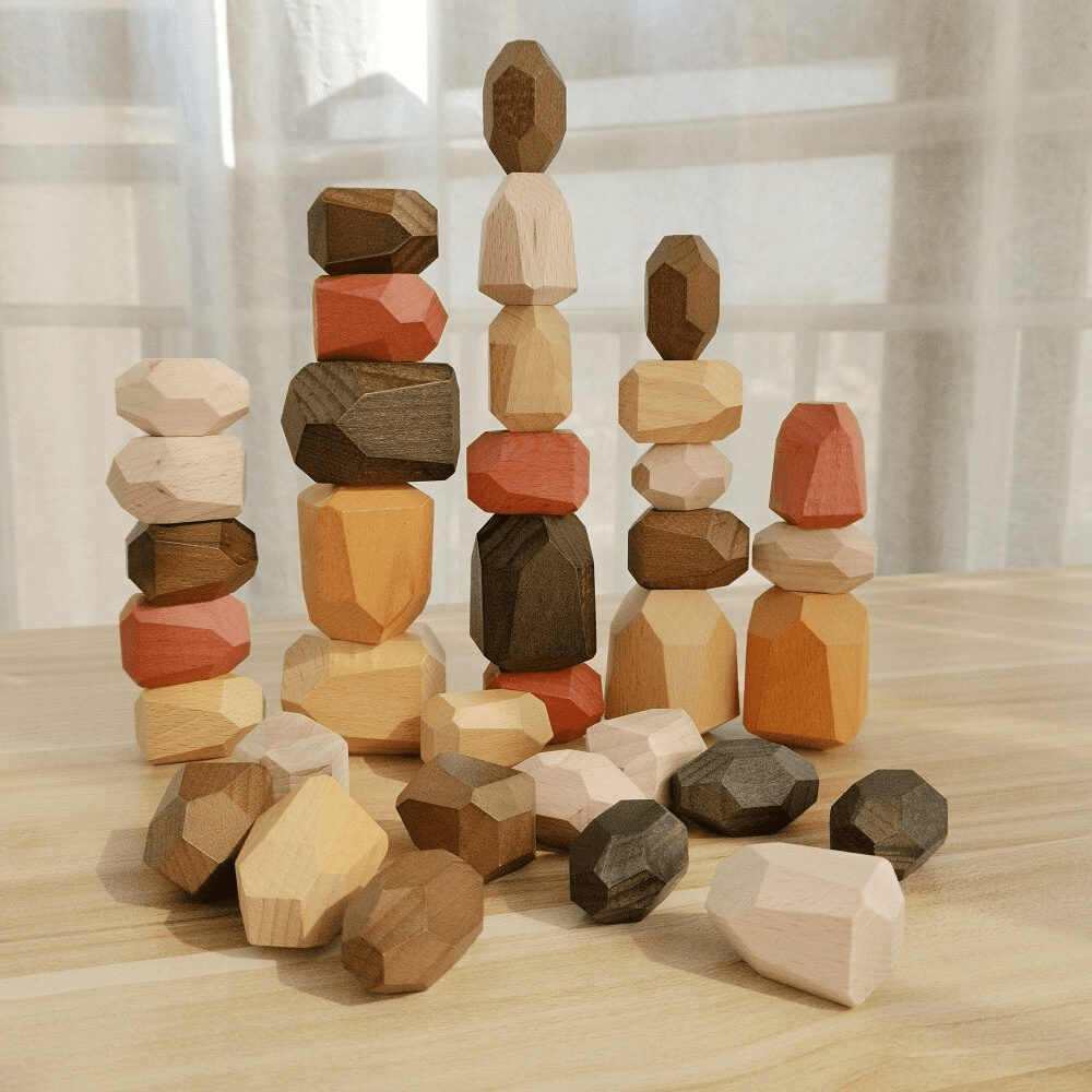 Bodi Montessori Stone Stacking Toy - Skaldo & Malin