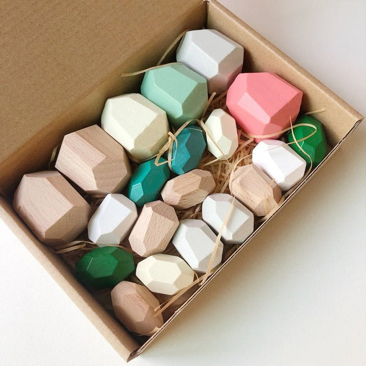 Bodi Montessori Stone Stacking Toy - Skaldo & Malin