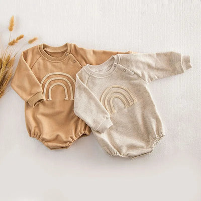 Casual Aesthetic Rainbow Jumpsuit Baby Toddler 3 - 24 Months - Skaldo & Malin