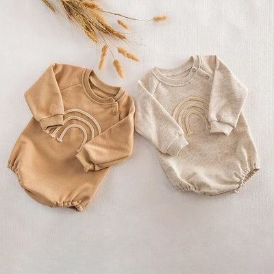 Casual Aesthetic Rainbow Jumpsuit Baby Toddler 3-24 Months - Skaldo & Malin