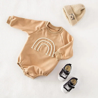 Casual Aesthetic Rainbow Jumpsuit Baby Toddler 3-24 Months - Skaldo & Malin