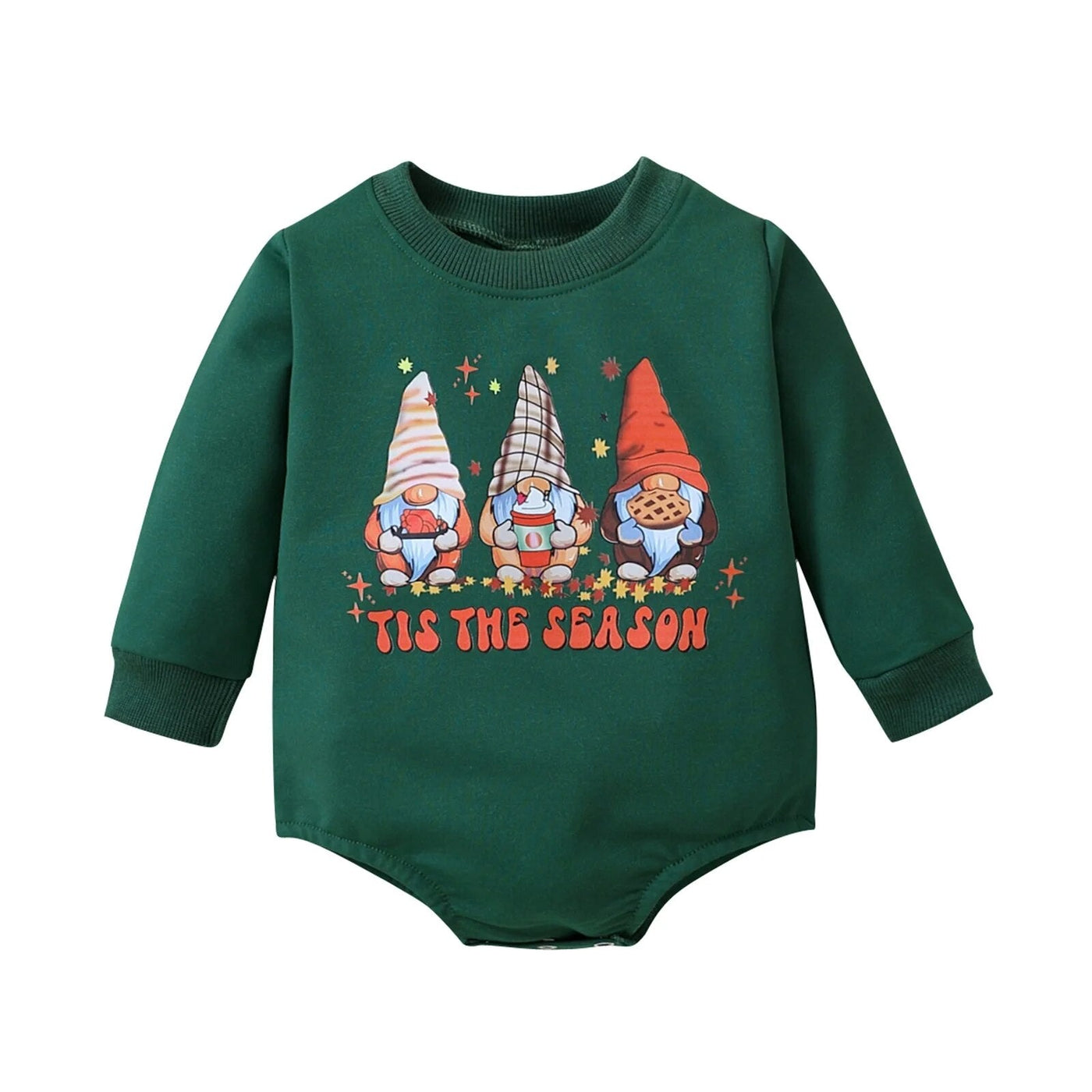 Christmas Outfit Romper Sweatshirt Baby Toddler 3-24 Months - Skaldo & Malin